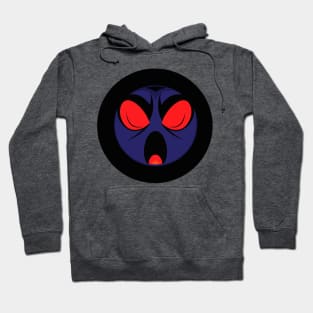 Scary halloween toon creature face Hoodie